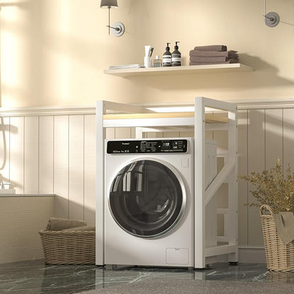 Over The Washer and Dryer Storage Shelf, Widen & 3 Height Adjustable Stacking - Image 7