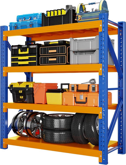 4000LBS Garage Shelving 48" W Garage Shelving Heavy Duty 4-Tier Metal Storage by Unknown