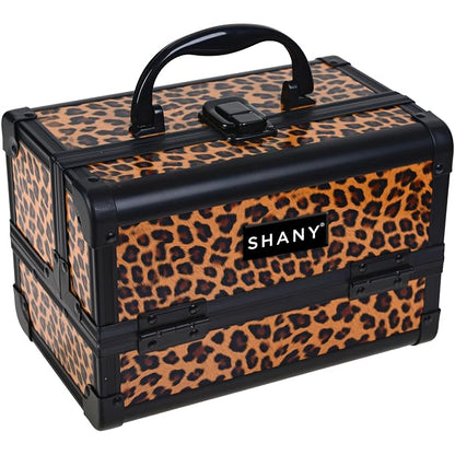 SHANY Chic Makeup Train Case Cosmetic Box Portable Makeup Case Cosmetics Beauty - Image 2