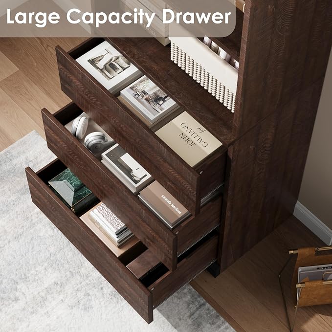 GarveeHome 70" Tall Bookcase - Image 4