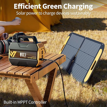 VTOMAN FlashSpeed 300 Portable Power Station, 300W 230Wh LiFePO4 Battery - Image 8