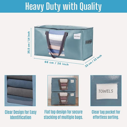 VENO 10 Pack Moving Bags, Comforter and Blanket Storage Bags - Image 4