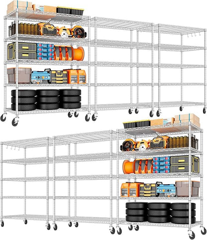 PrimeZone 5 Tier 48" Wx24''Dx81''H Wire Shelving by PrimeZone