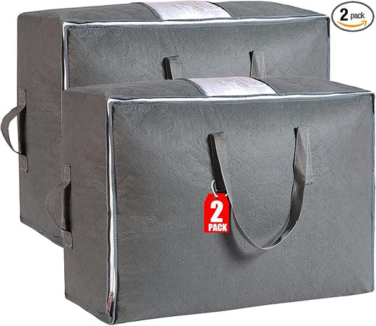 105L Extra Large Storage Bags for Blankets, King Comforters, Sheets by MKOKYD