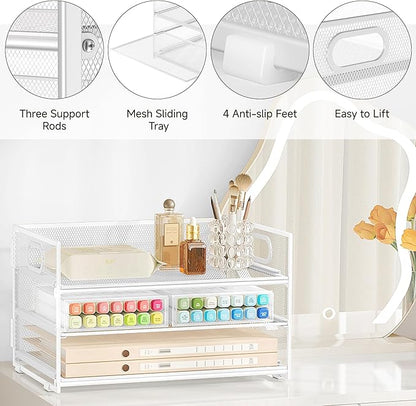 Subekyu 3 Tier Letter Tray Paper Organizer - Image 6