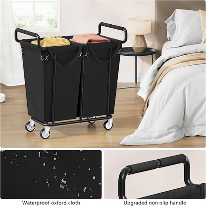 Large Laundry Hamper with Wheels, 2 - Image 4
