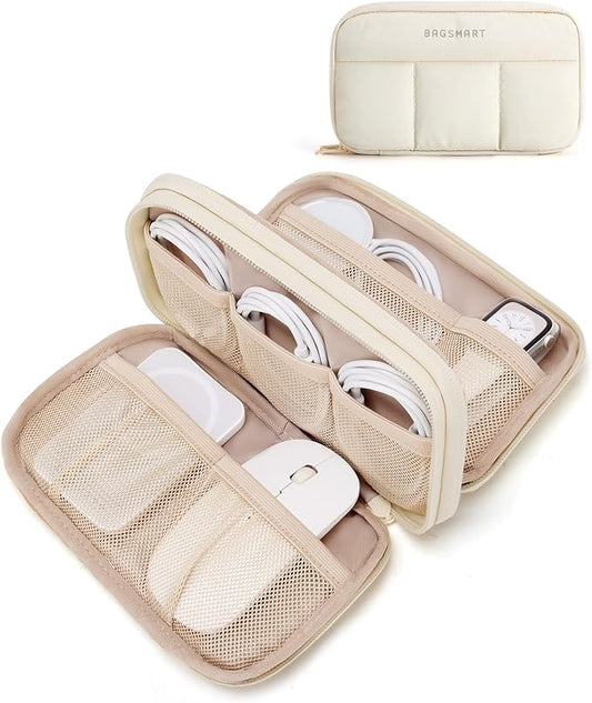 BAGSMART Electronics Organizer Travel Case, Cord Storage by BAGSMART