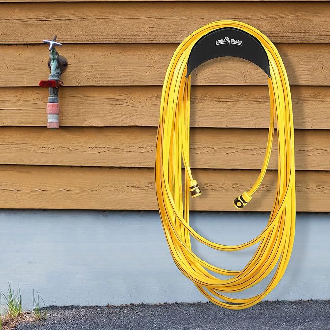 FLORA GUARD Garden Hose Holder, Heavy-Duty Hose Hanger, Holds Up to 125 ft - Image 5