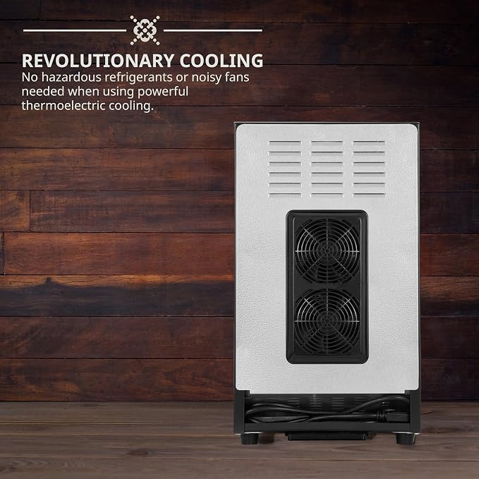 Ivation 8 Bottle Red And White Wine Thermoelectric Wine Cooler/Chiller Counter - Image 7