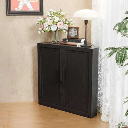 Casaphoria Farmhouse Corner Cabinet, Wooden Corner Storage Cabinet - Image 3