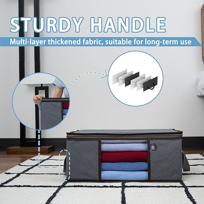 VENO 3 Pack Medium Clothes Storage Bag Organizer - Image 2