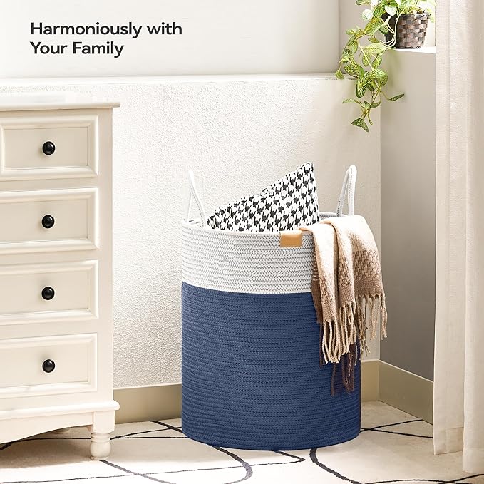Laundry Hamper 62L, Large Laundry Basket - Image 2