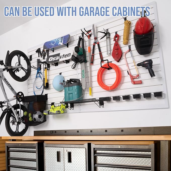 Slatwall Panels 4'x 4' Garage Slat Wall Storage Systems, Slat Wall Paneling - Image 5