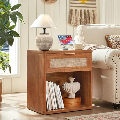 LEYAOYAO Rattan Nightstand - Image 2