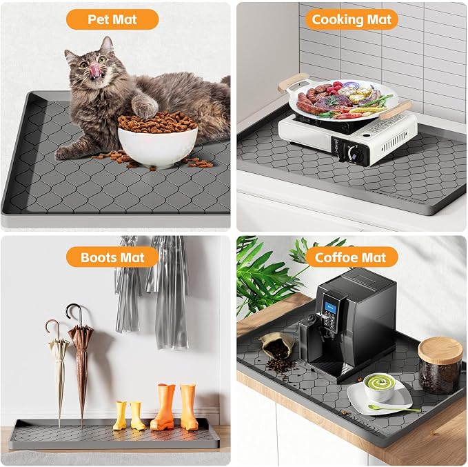 Silicone Under Sink Mat 19" x 19", kitchen Essentials and Gadgets, Shelf liner - Image 6