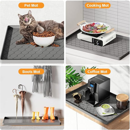 Silicone Under Sink Mat 31" x 19", kitchen Essentials and Gadgets, Shelf liner - Image 5
