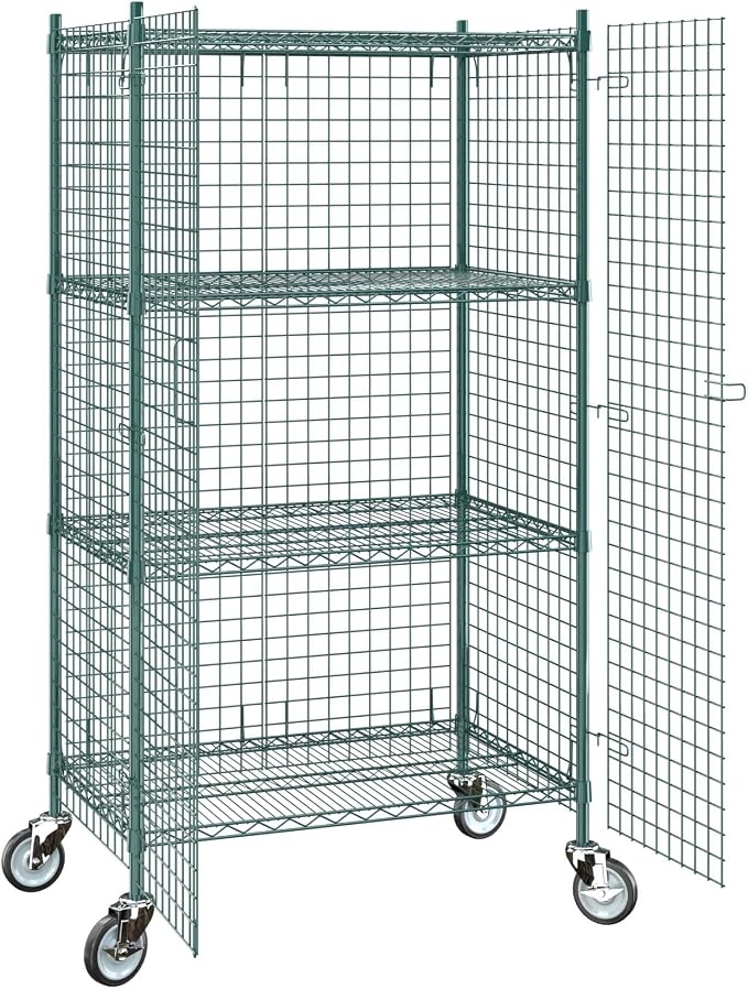 24"x36"x70" Metal Wire Green Security Heavy Duty Commercial NSF Certified - Image 4