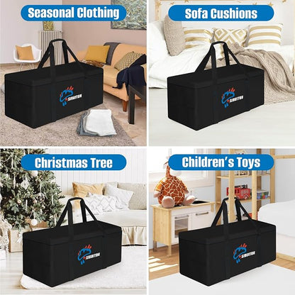 SIRUITON 51.2”L x 15.7”W x 23.6”H Outdoor Cushion Storage Bag, Patio Furniture - Image 6