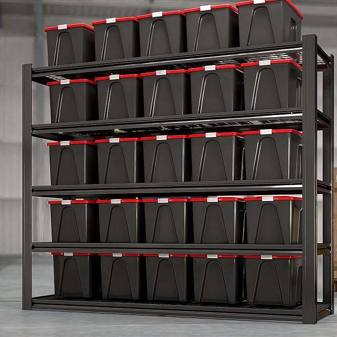 62" W x 24" D x 72" H Garage Shelving Heavy Duty Metal Shelving 3500LBS Storage - Image 6