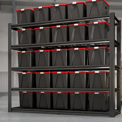 62" W x 24" D x 72" H Garage Shelving Heavy Duty Metal Shelving 3500LBS Storage - Image 6