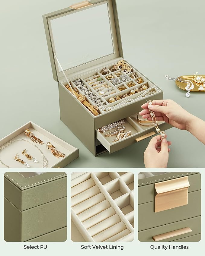 SONGMICS Jewelry Box Organizer - Image 5