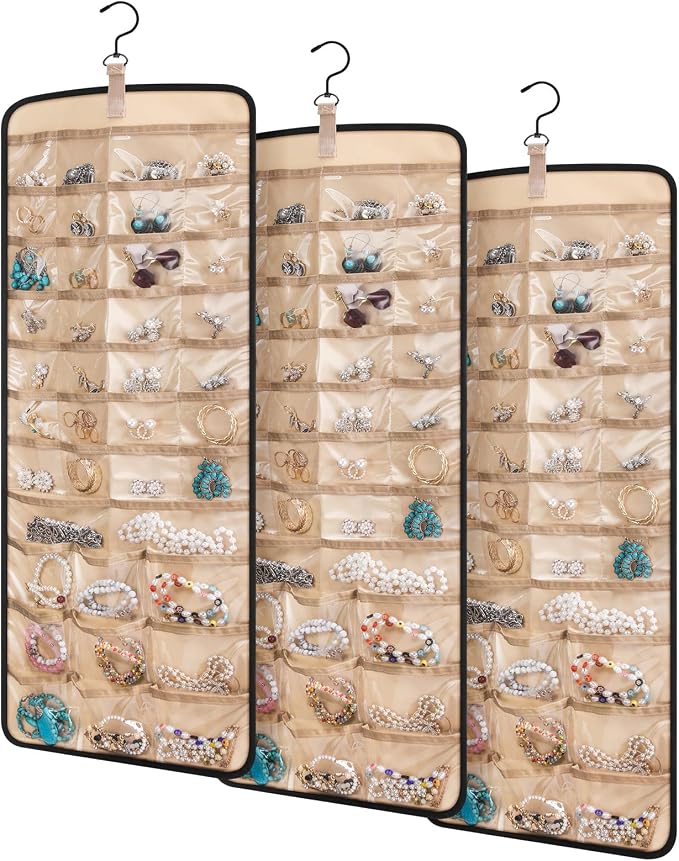 3 Pack Hanging Jewelry Organizer Storage - Image 7