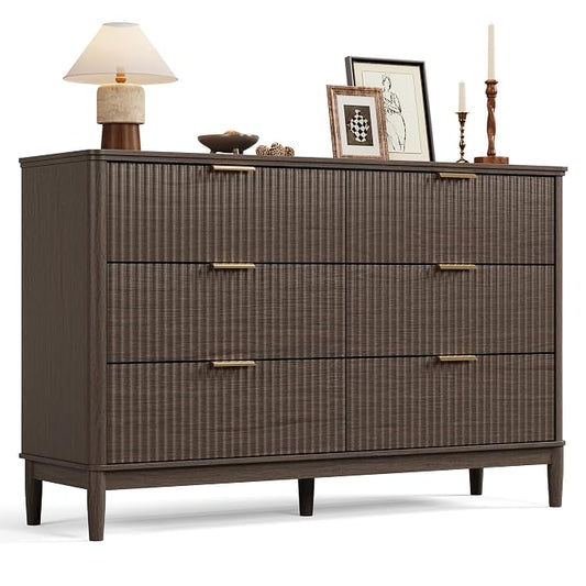 LINSY Fluted Dresser for Bedroom by Linsy