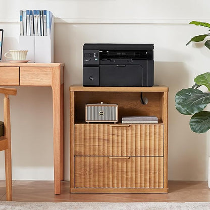 LEYAOYAO Fluted Nightstand - Image 7