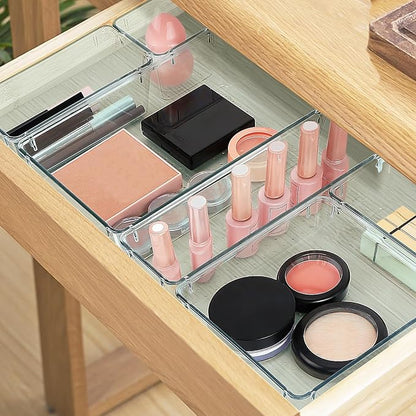 16 PCS Drawer Organizer Set, 5 Varied Size Bathroom and kitchen Drawer cabinet - Image 5