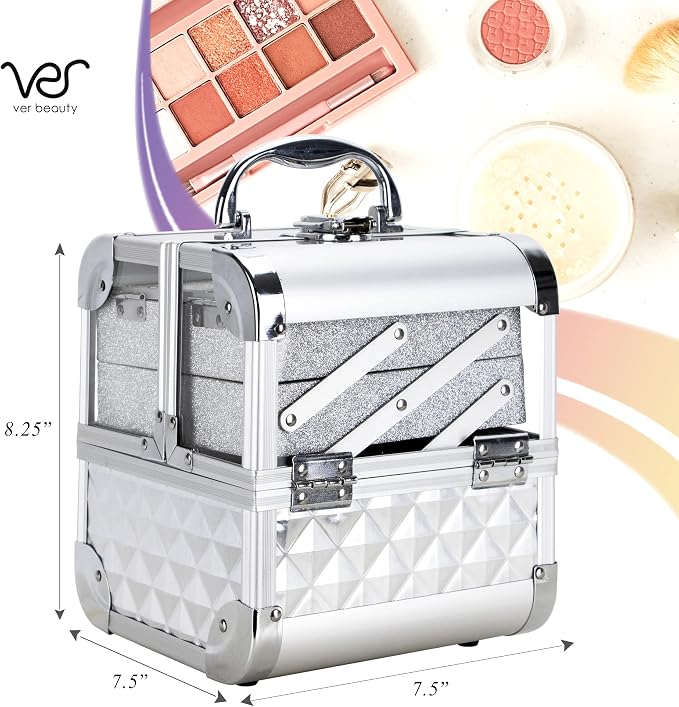 Ver Beauty Makeup Box Cosmetic Train Case - Image 3