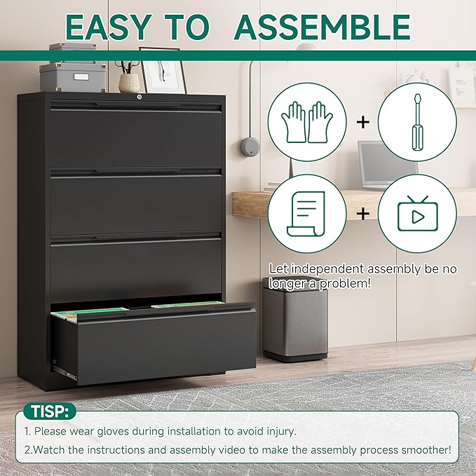 Metal Steel Filling Cabinets for Home Office - Image 4