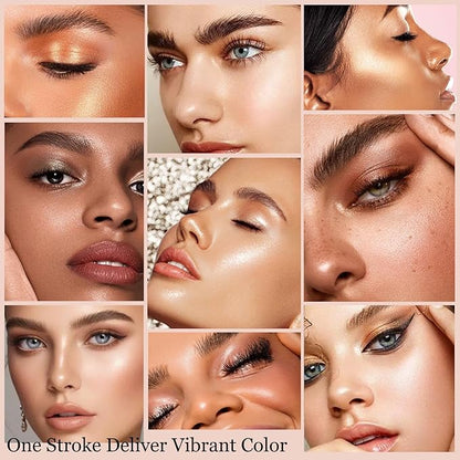 Matte Cream Eyeshadow Stick Nude Eye Shadow Sticks Waterproof Longwear - Image 6