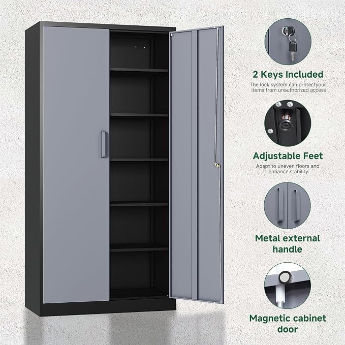 Letaya Metal Storage Cabinets - Image 6