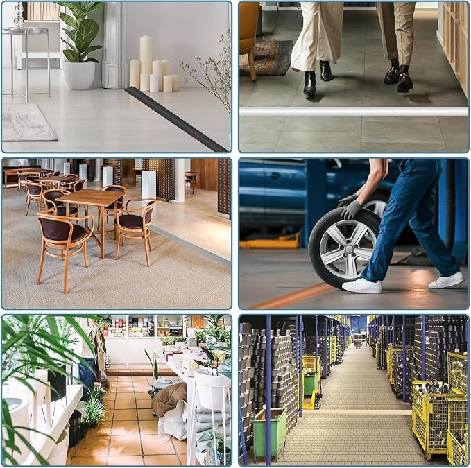 Floor Cord Covers for Wires 20FT Cable Hider Wire Coverr Self Adhesive Cord - Image 7