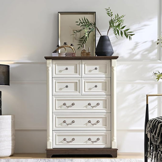 Farmhouse 7 Drawer Dresser by Unknown