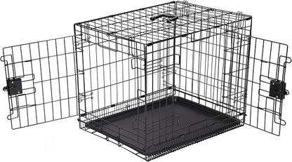 Amazon Basics Durable, Foldable Metal Wire Dog Crate by AmazonBasics