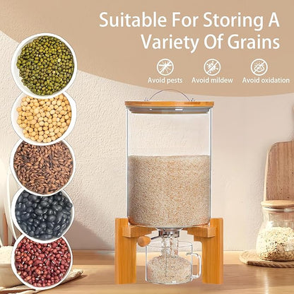 Rice Dispenser, Rice Storage Container, Flour and Cereal Container - Image 5