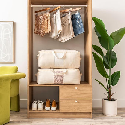 Soft Canvas Storage Bags with Zipper. Thick Breathable - Image 5