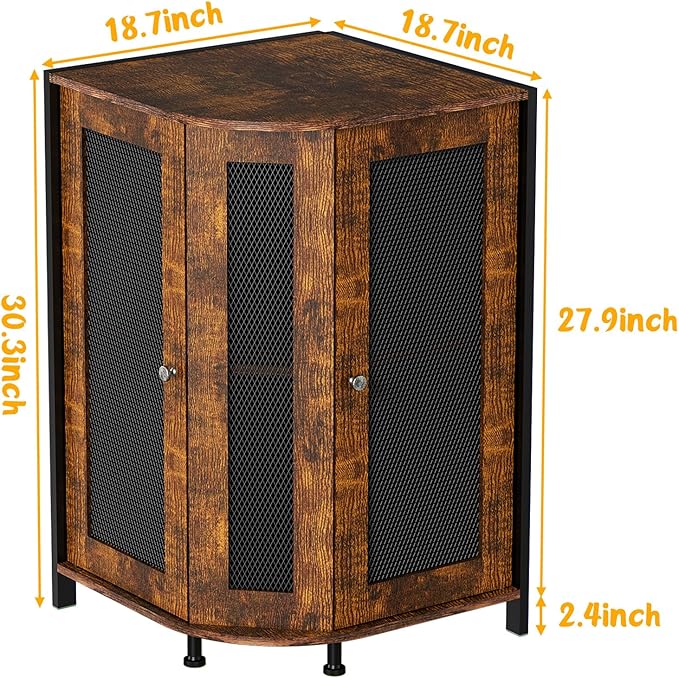 JKsmart Corner Storage Cabinet - Image 2