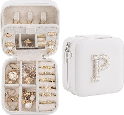 Birthday Gifts For Women, Initial Jewelry Box, Travel Jewelry Case, Gifts for by Unknown