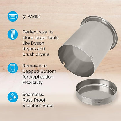 Docking Drawer 5" Stainless Steel Canister - Image 2