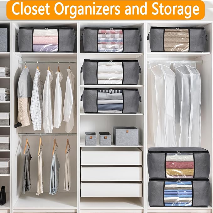 8 Pack Clothes Storage Bags - Image 6
