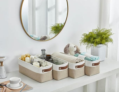 DECOMOMO Narrow Storage Bins Small Baskets - Image 4