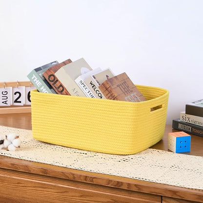 Large Storage Baskets for Organizing, Closet Shelf Baskets for Clothes Blanket - Image 5