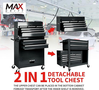 8-Drawer Rolling Tool Chest - Image 3