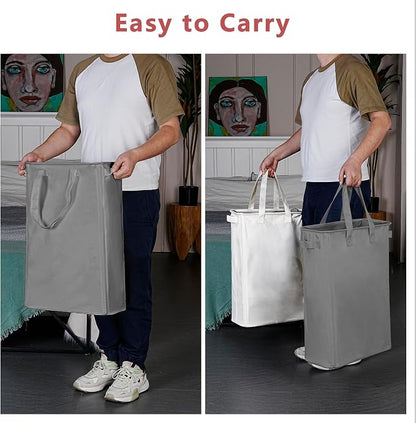 efluky Slim Laundry Basket, Narrow Laundry Hamper - Image 3