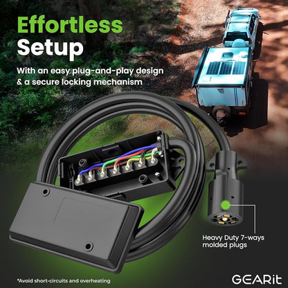 GEARit 7 Way Plug Inline Trailer Cord - Image 5