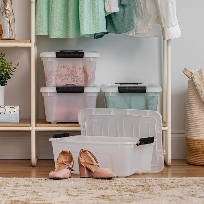 IRIS USA 13 QT Plastic Storage Box - Image 3