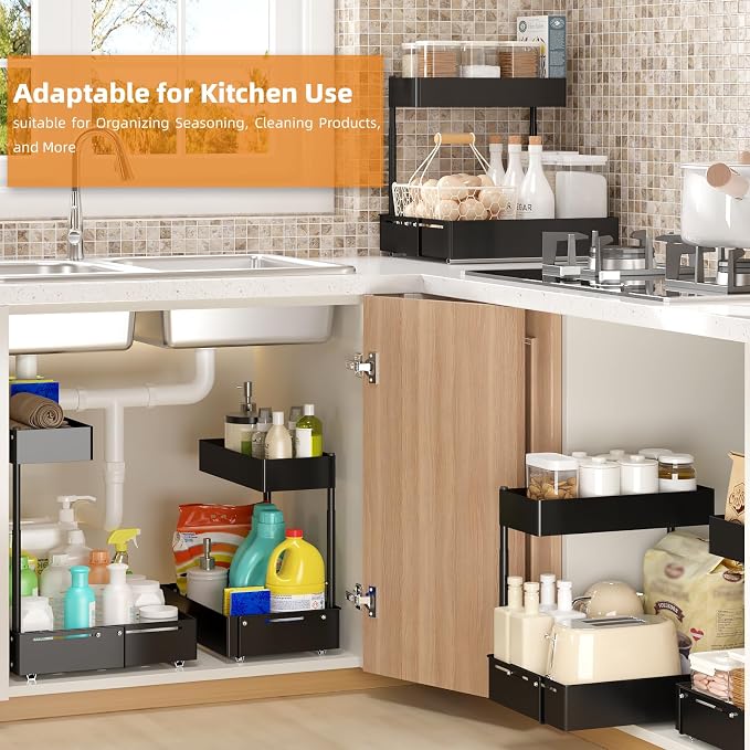 2Packs Under Sink Organizer - Image 2