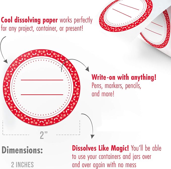 Canning Labels Dissolvable Stickers - Image 3